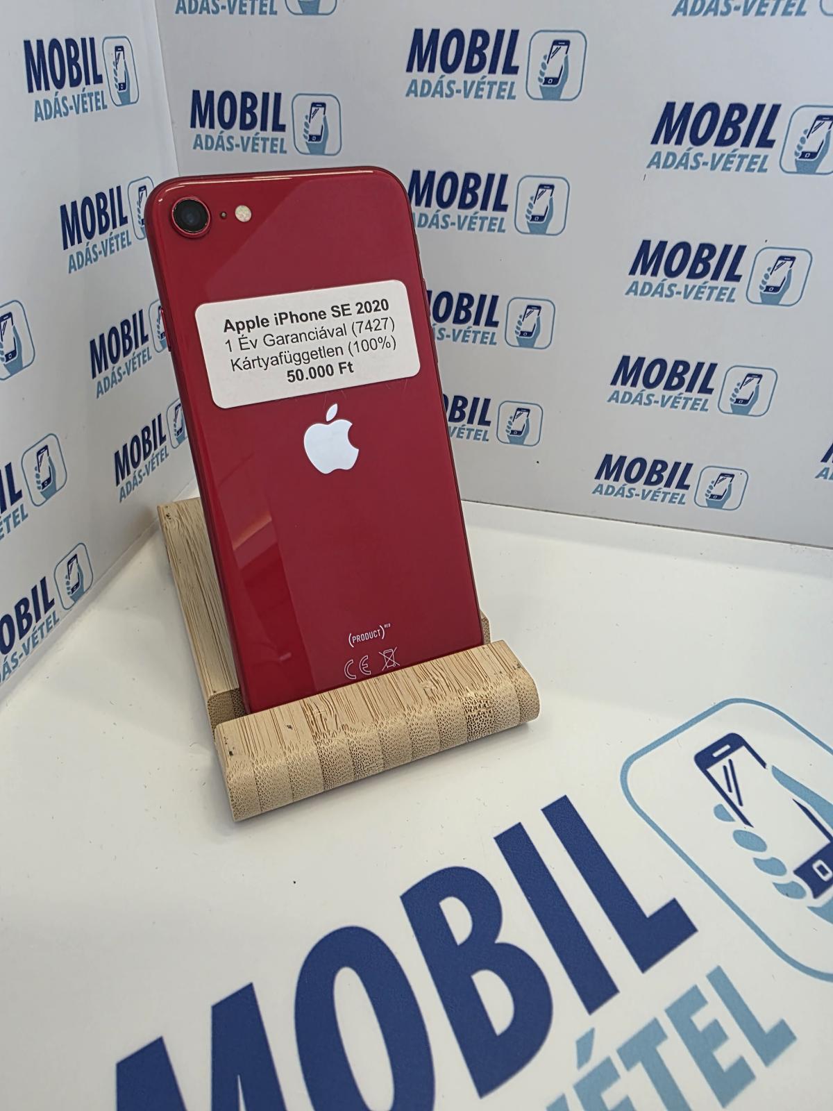 Apple iPhone SE (2020) Kártyafüggetlen 64 GB, 12 hó garancia