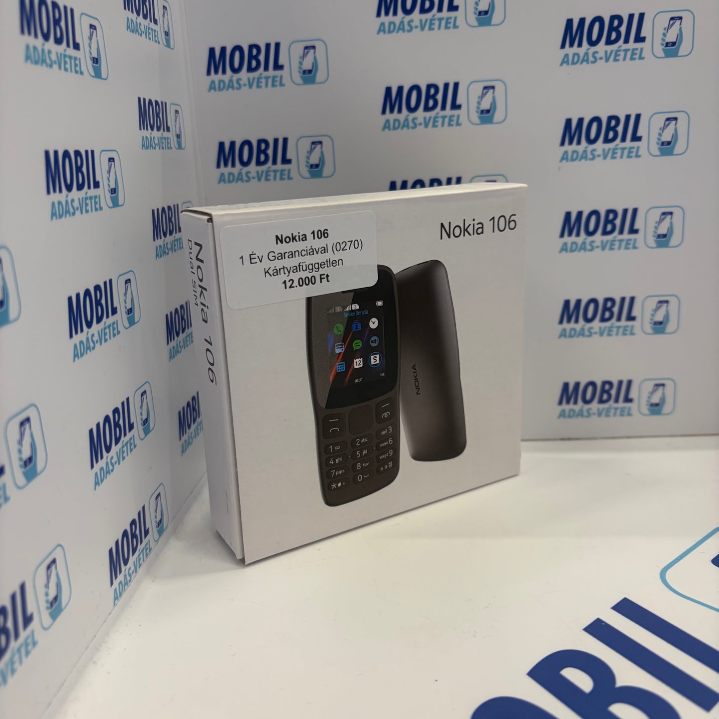 Nokia 106, Kártyafüggetlen, 12 hó garancia