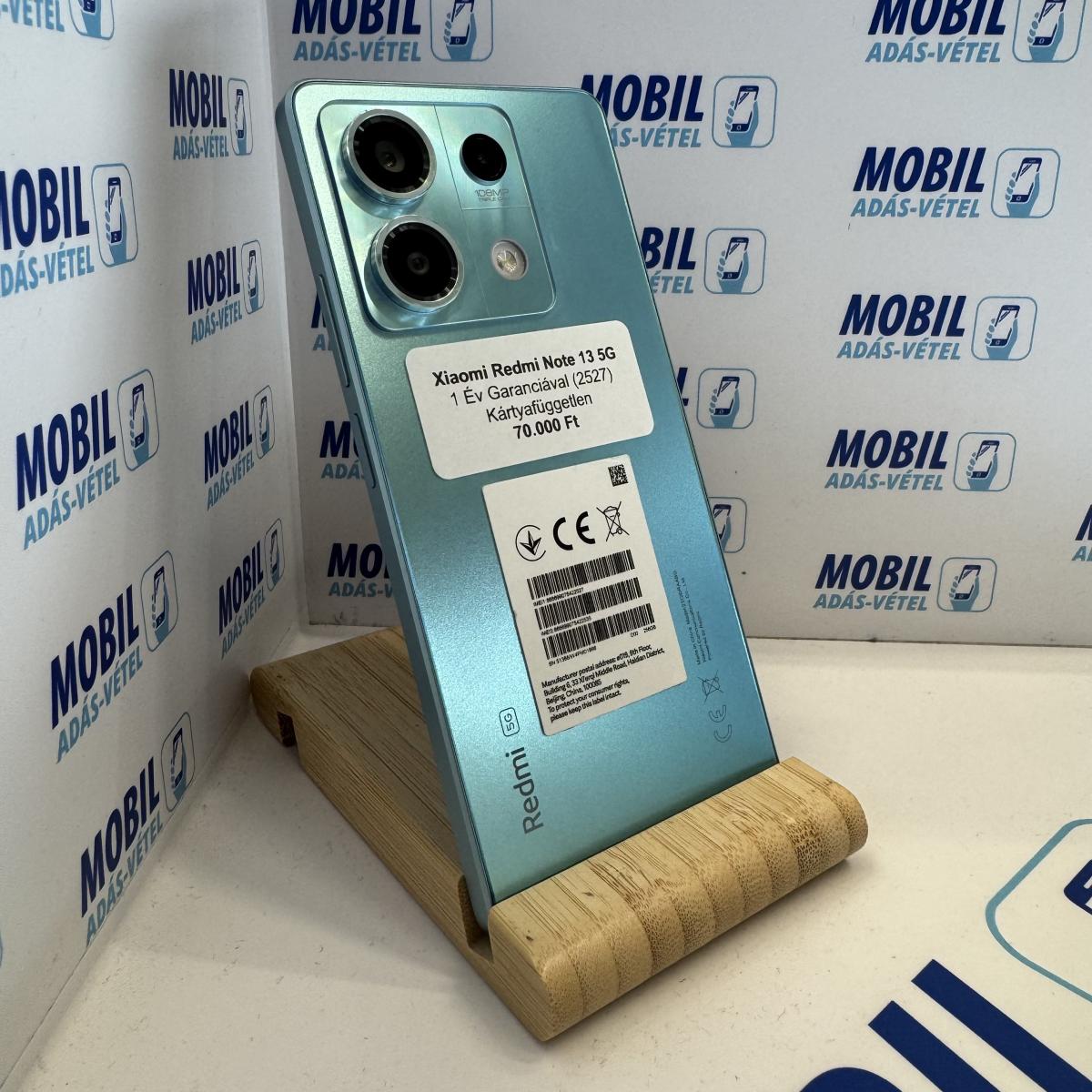 Xiaomi Redmi Note 13 Kártyafüggetlen 256 GB, 12 hó garancia