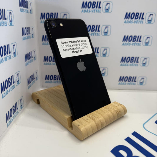 Apple iPhone SE (2022) Kártyafüggetlen 64 GB, 12 hó garancia