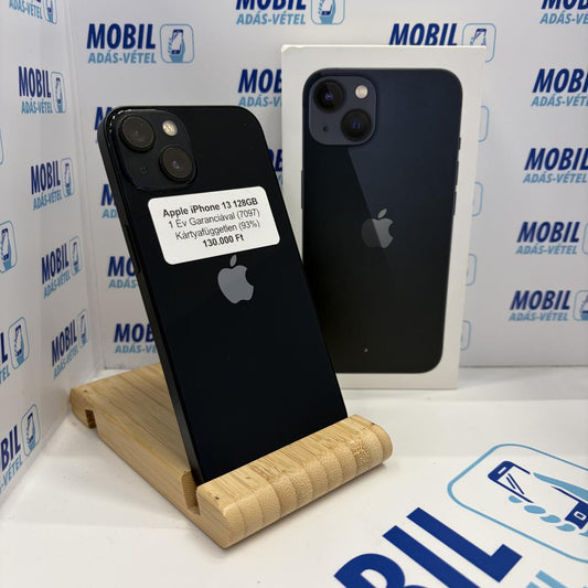 Apple iPhone 13 Kártyafüggetlen 128 GB, 12 hó garancia