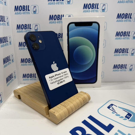 Apple iPhone 12 mini Kártyafüggetlen 64 GB, 12 hó garancia