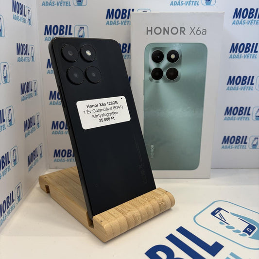 Honor X6a Kártyafüggetlen 128 GB, 12 hó garancia