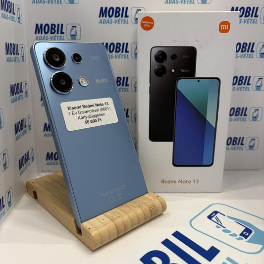 Xiaomi Redmi Note 13 4G Kártyafüggetlen 256 GB, 12 hó garancia