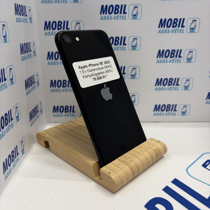 Apple iPhone SE (2022) Kártyafüggetlen 64 GB, 12 hó garancia