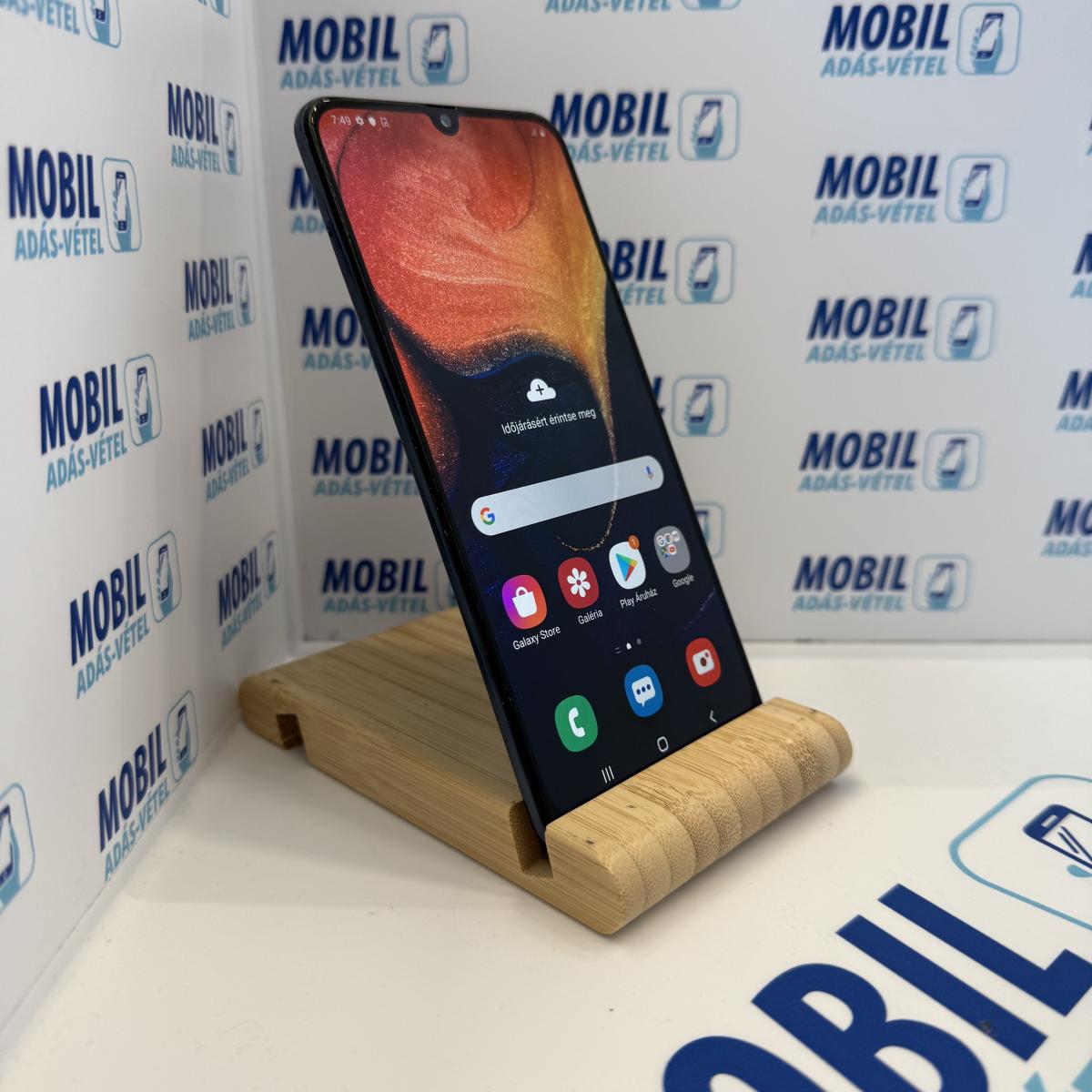 Samsung Galaxy A50 Kártyafüggetlen 128 GB, 12 hó garancia