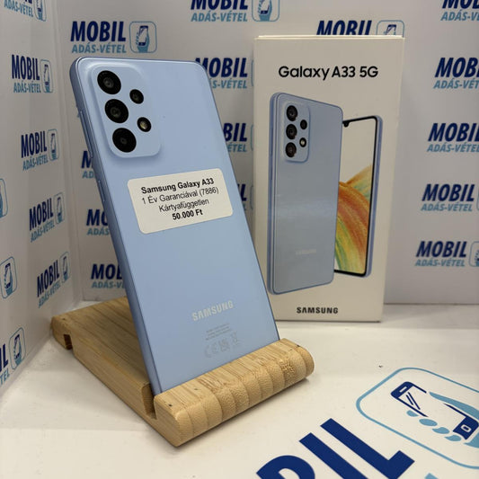 Samsung Galaxy A33 5G Kártyafüggetlen 128 GB, 12 hó garancia