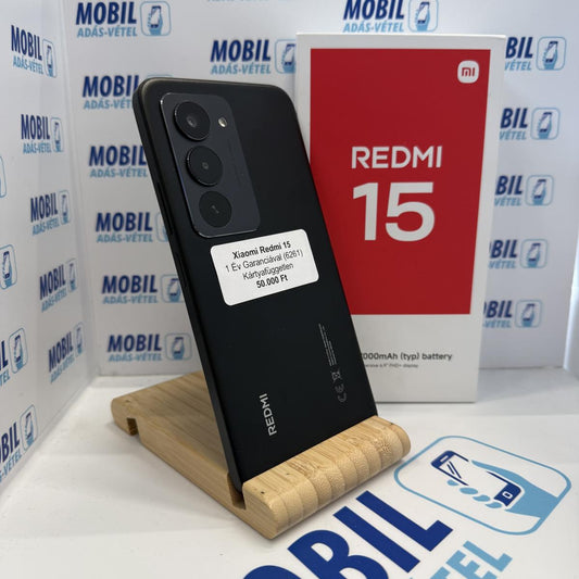 Xiaomi Redmi 15 Kártyafüggetlen 128 GB, 12 hó garancia