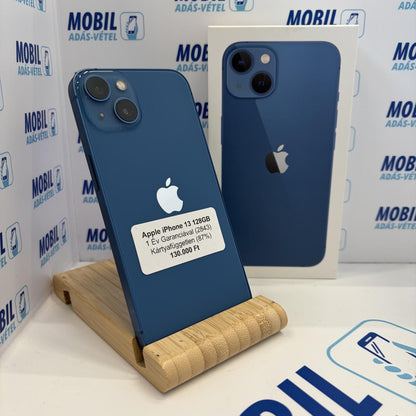 Apple iPhone 13 Kártyafüggetlen 128 GB, 12 hó garancia
