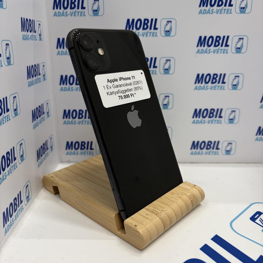 Apple iPhone 11 Kártyafüggetlen 64 GB, 12 hó garancia
