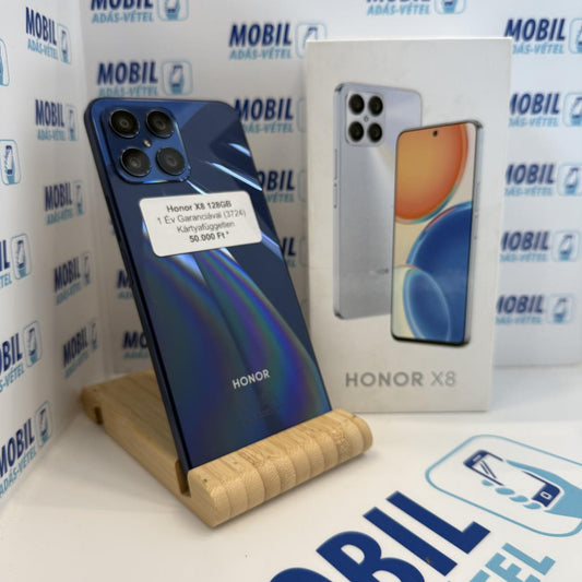 Honor X8 Kártyafüggetlen 128 GB, 12 hó garancia