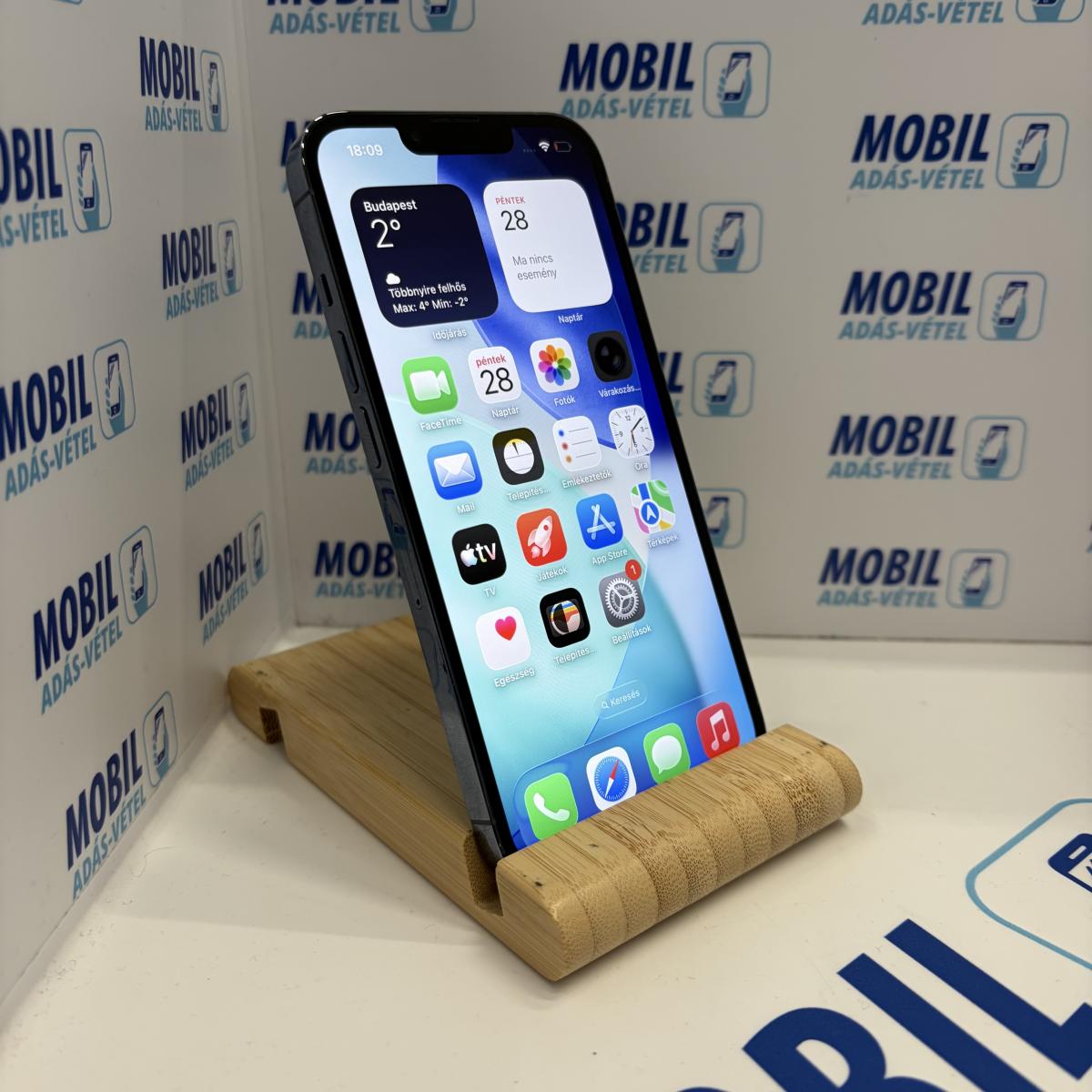 Apple iPhone 13 Pro Kártyafüggetlen 128 GB, 12 hó garancia