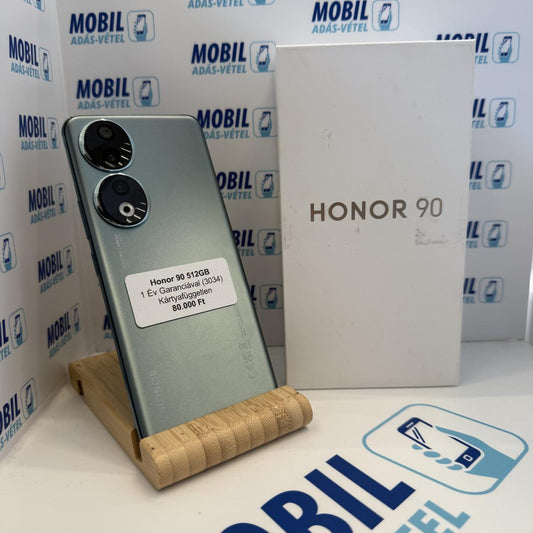 Honor 90 Kártyafüggetlen 512 GB, 12 hó garancia