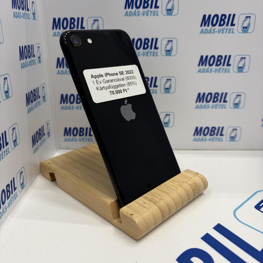 Apple iPhone SE (2022) Kártyafüggetlen 64 GB, 12 hó garancia