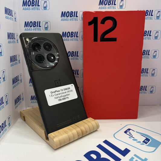 OnePlus 12 Kártyafüggetlen 256 GB, 12 hó garancia