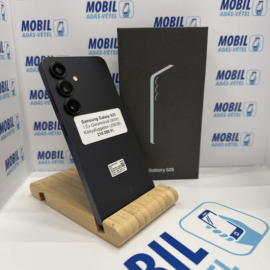 Samsung Galaxy S25 5G Kártyafüggetlen 256 GB, 12 hó garancia