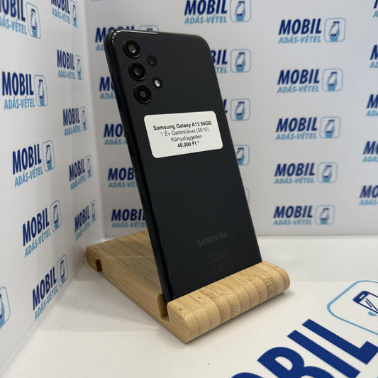 Samsung Galaxy A13 Kártyafüggetlen 64 GB, 12 hó garancia