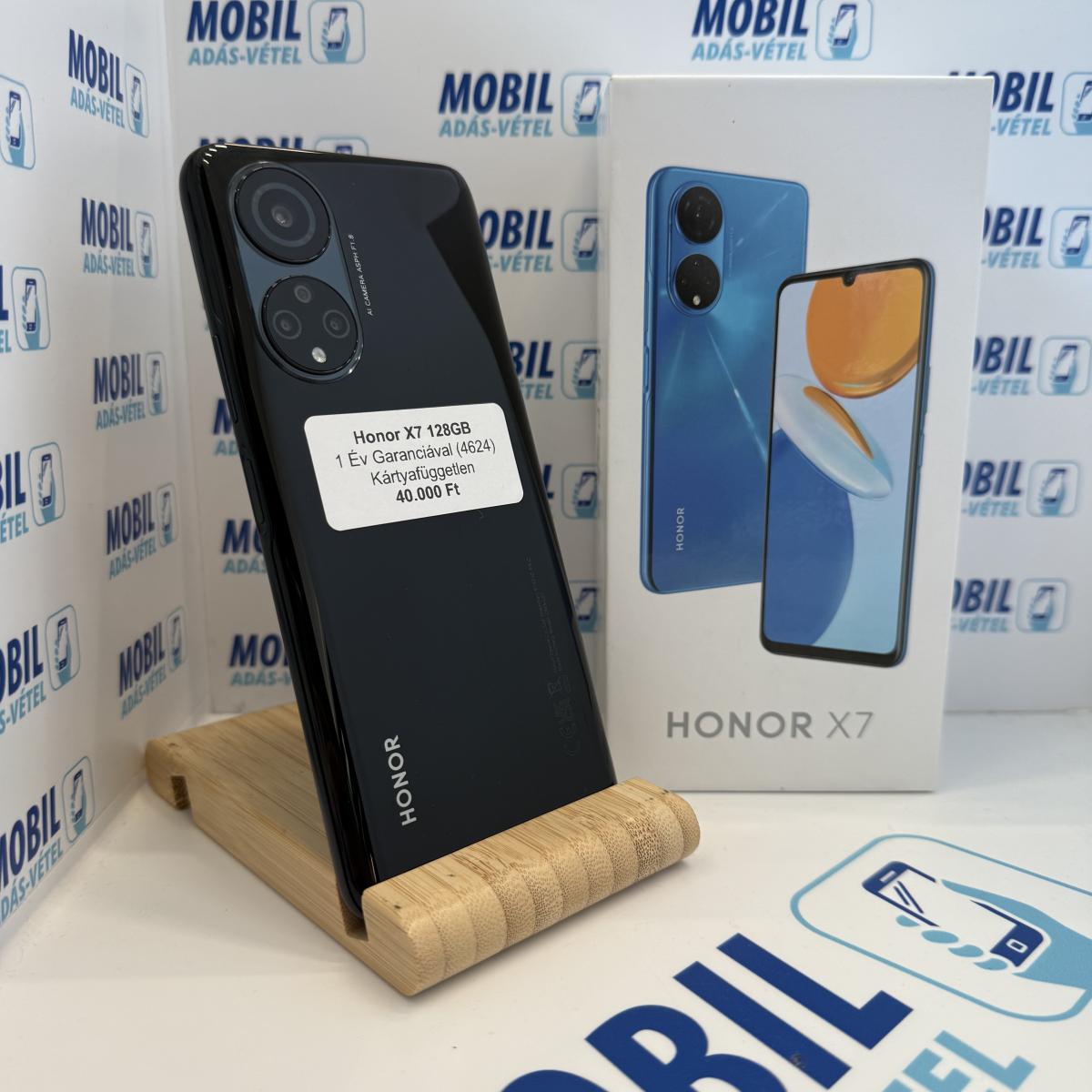 Honor X7 Kártyafüggetlen 128 GB, 12 hó garancia