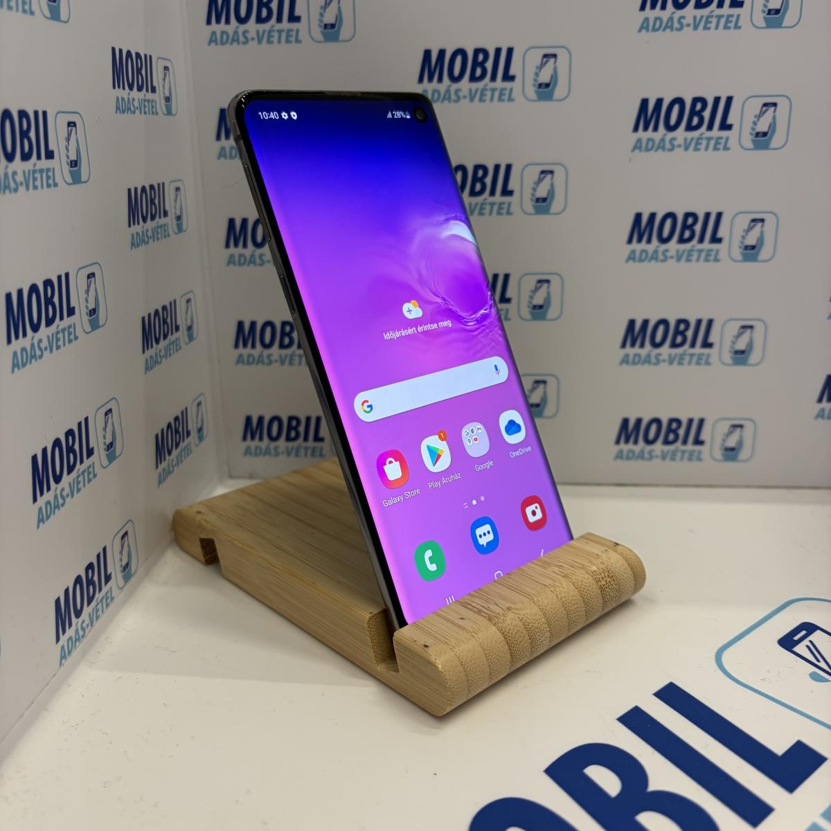 Samsung Galaxy S10 Kártyafüggetlen 128 GB, 12 hó garancia