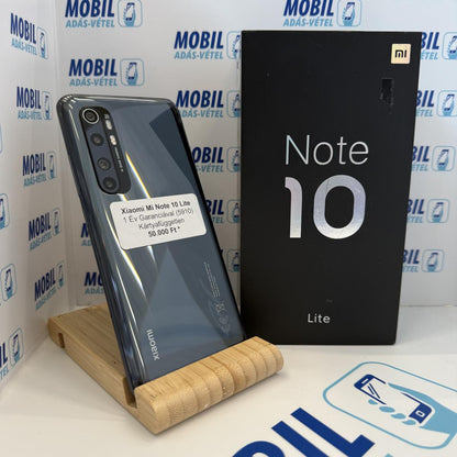 Xiaomi Mi Note 10 Lite Kártyafüggetlen 128 GB, 12 hó garancia