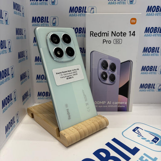 Xiaomi Redmi Note 14 Pro 5G Kártyafüggetlen 256 GB, 12 hó garancia