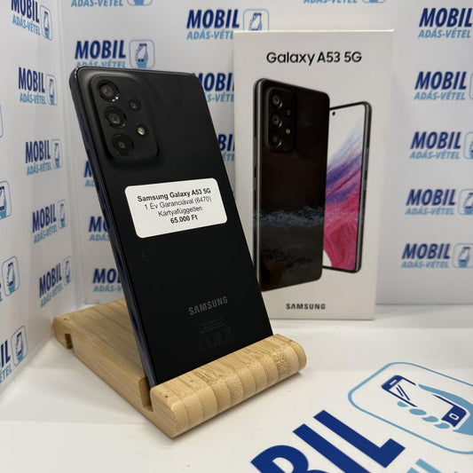Samsung Galaxy A53 5G Kártyafüggetlen 128 GB, 12 hó garancia