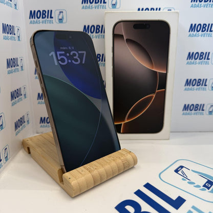 Apple iPhone 16 Pro Kártyafüggetlen 128 GB, 12 hó garancia, Újszerű