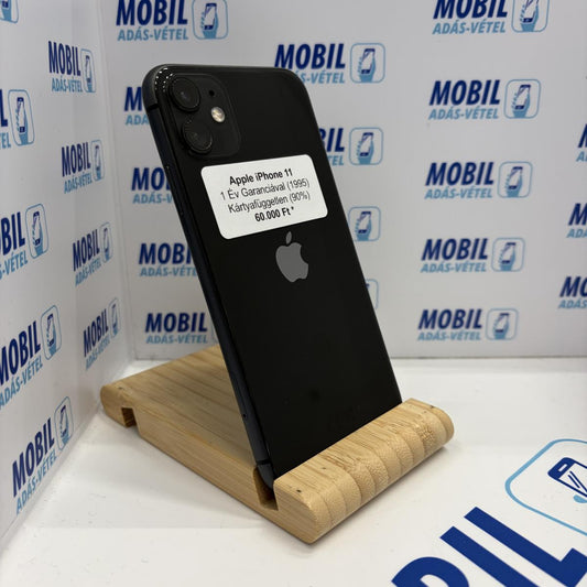 Apple iPhone 11 Kártyafüggetlen 64 GB, 12 hó garancia
