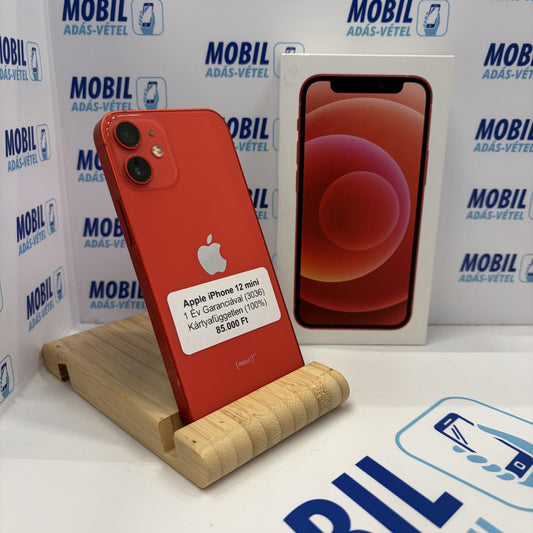 Apple iPhone 12 mini Kártyafüggetlen 64 GB, 12 hó garancia