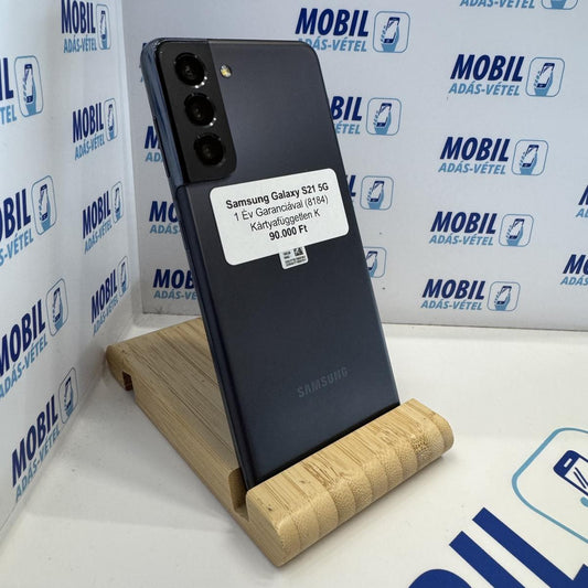 Samsung Galaxy S21 5G Kártyafüggetlen 128 GB, 12 hó garancia
