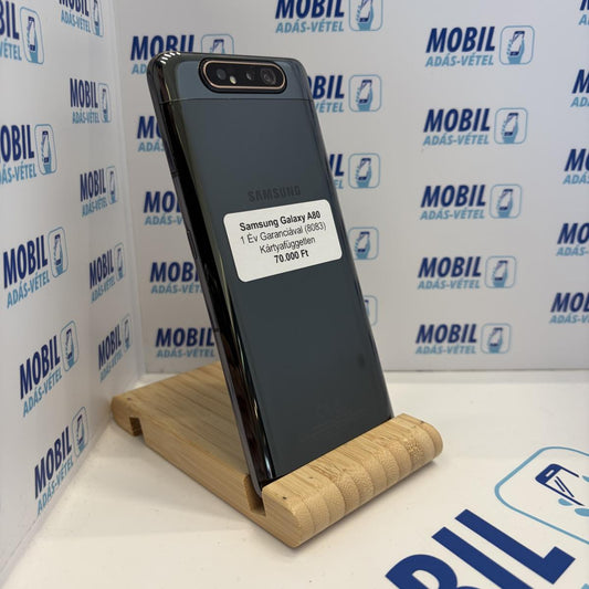 Samsung Galaxy A80 Kártyafüggetlen 128 GB, 12 hó garancia
