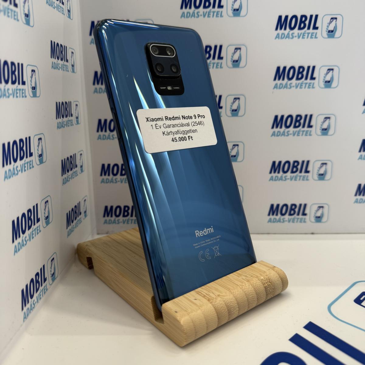 Xiaomi Redmi Note 9 Pro Kártyafüggetlen 128 GB, 12 hó garancia