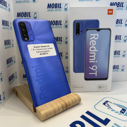 Xiaomi Redmi 9T Kártyafüggetlen 64 GB, 12 hó garancia