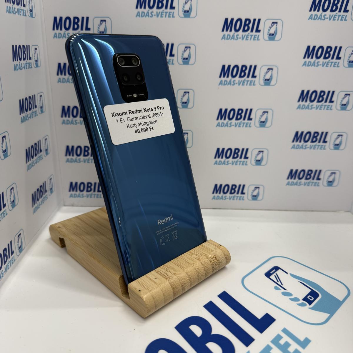 Redmi Note 9 Pro Kártyafüggetlen 128 GB, 12 hó garancia