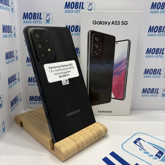 Samsung Galaxy A53 5G Kártyafüggetlen 128 GB, 12 hó garancia