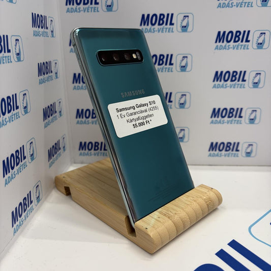 Samsung Galaxy S10 Kártyafüggetlen 128 GB, 12 hó garancia