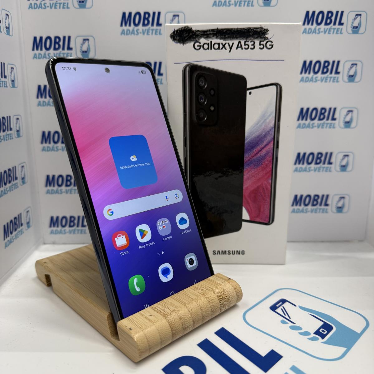 Samsung Galaxy A53 5G Kártyafüggetlen 128 GB, 12 hó garancia