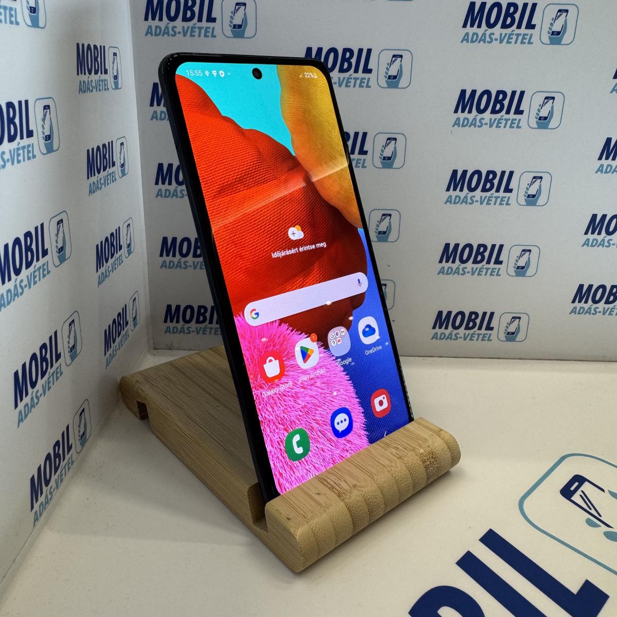 Samsung Galaxy A51 Kártyafüggetlen 128 GB, 12 hó garancia