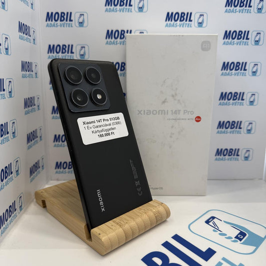 Xiaomi 14T Pro Kártyafüggetlen 512 GB, 12 hó garancia