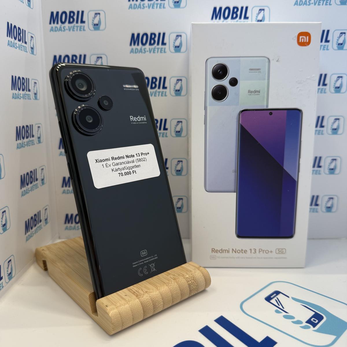 Xiaomi Redmi Note 13 Pro+ Kártyafüggetlen 512 GB, 12 hó garancia