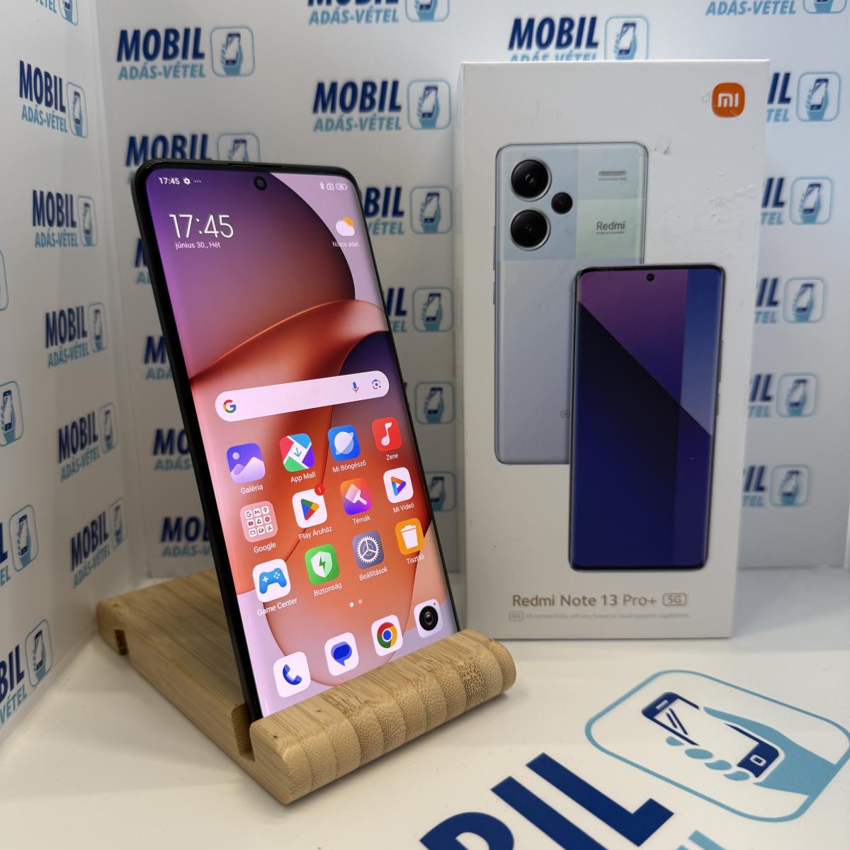 Xiaomi Redmi Note 13 Pro+ Kártyafüggetlen 512 GB, 12 hó garancia