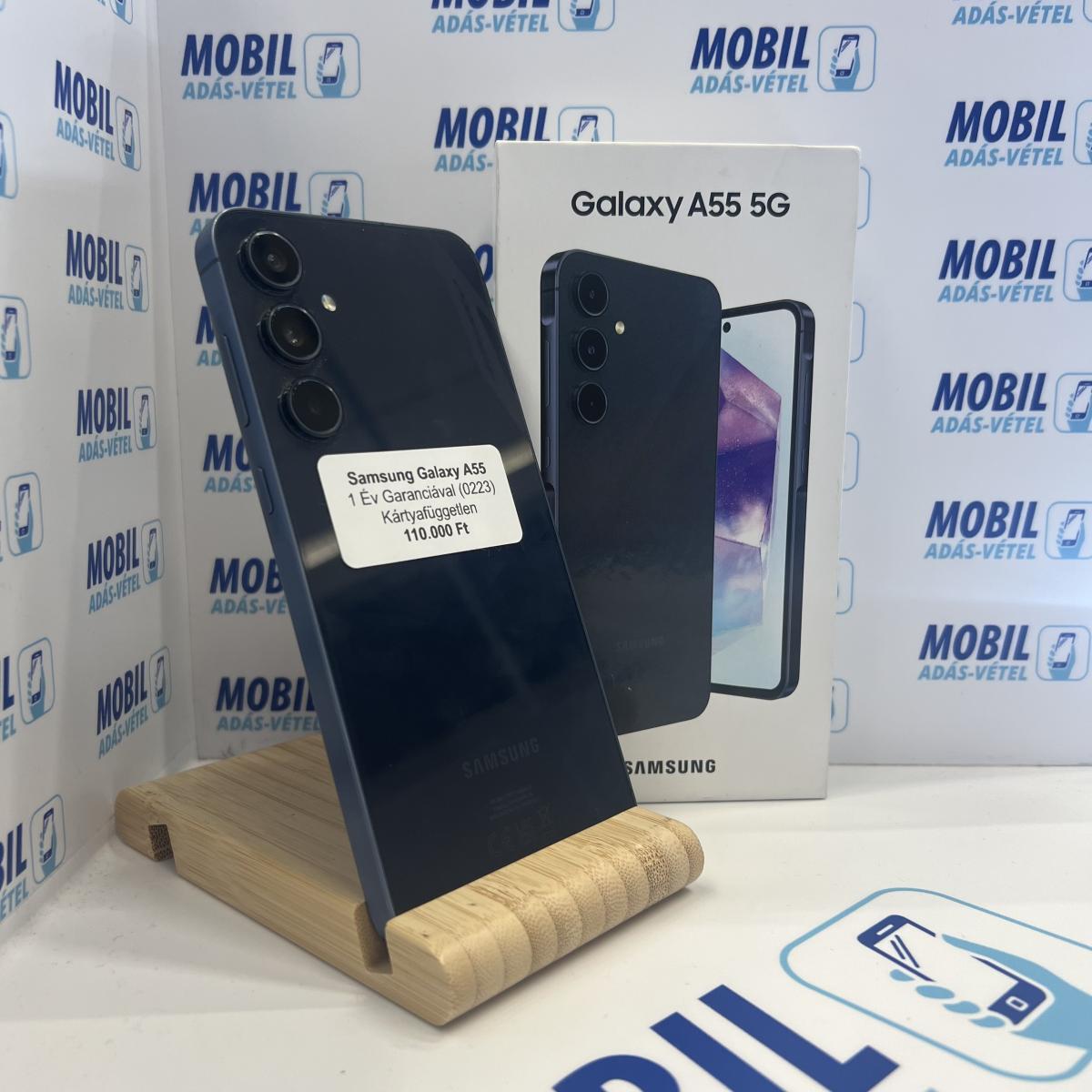 Samsung Galaxy A55 Kártyafüggetlen 128 GB 8 GB Ram, 12 hó garancia