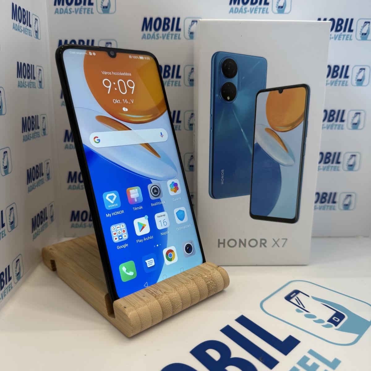 Honor X7 Kártyafüggetlen 128 GB, 12 hó garancia