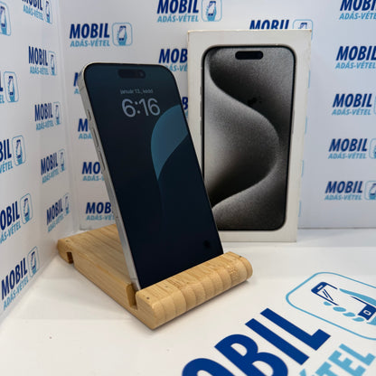 Apple iPhone 15 Pro 128GB, Kártyafüggetlen, 12 hó garancia