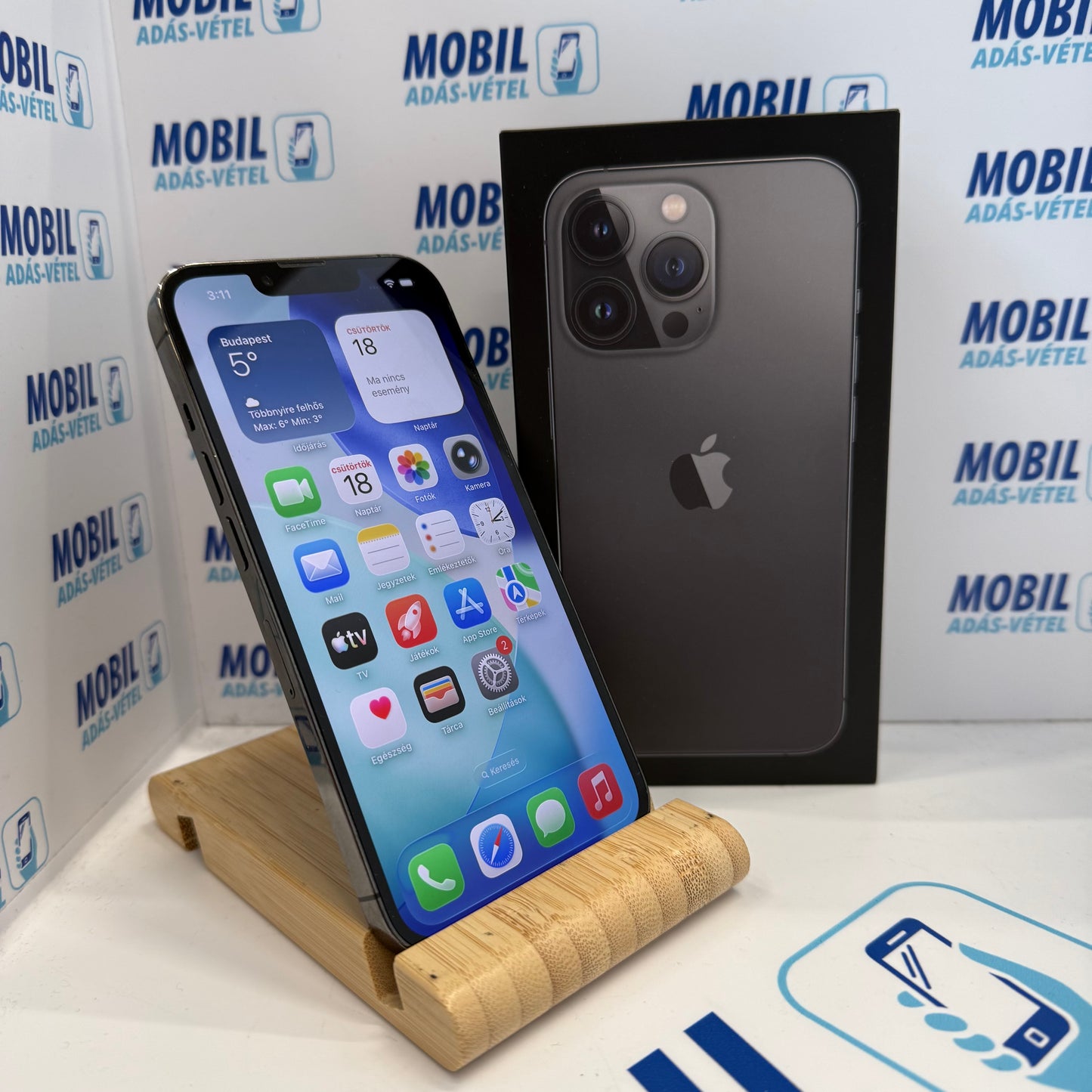 Apple iPhone 13 Pro 256GB, Kártyafüggetlen, 12 hó garancia