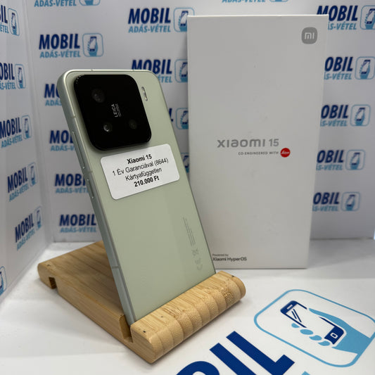 Xiaomi 15 256GB, Kártyafüggetlen, 12 hó garancia