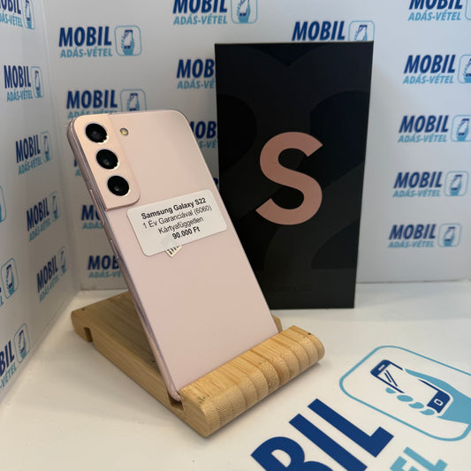 Samsung Galaxy S22 5G 128GB, Kártyafüggetlen, 12 hó garancia