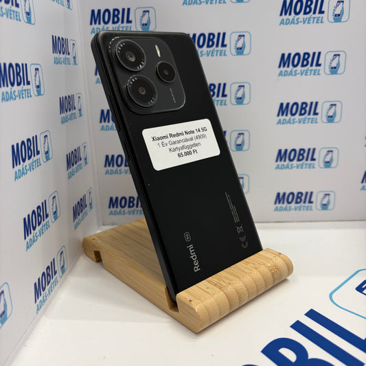Xiaomi Redmi Note 14 5G 256GB, Kártyafüggetlen, 12 hó garancia