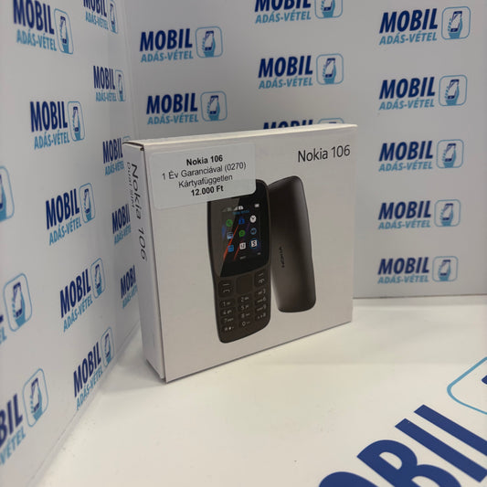 Nokia 106, Kártyafüggetlen, 12 hó garancia