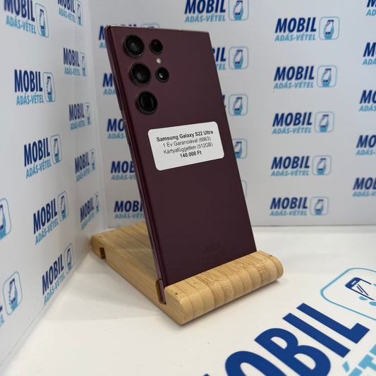 Samsung Galaxy S22 Ultra 5G 512GB, Kártyafüggetlen, 12 hó garancia